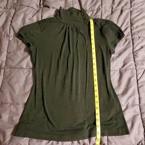 Banana Republic short sleeve mock turtleneck